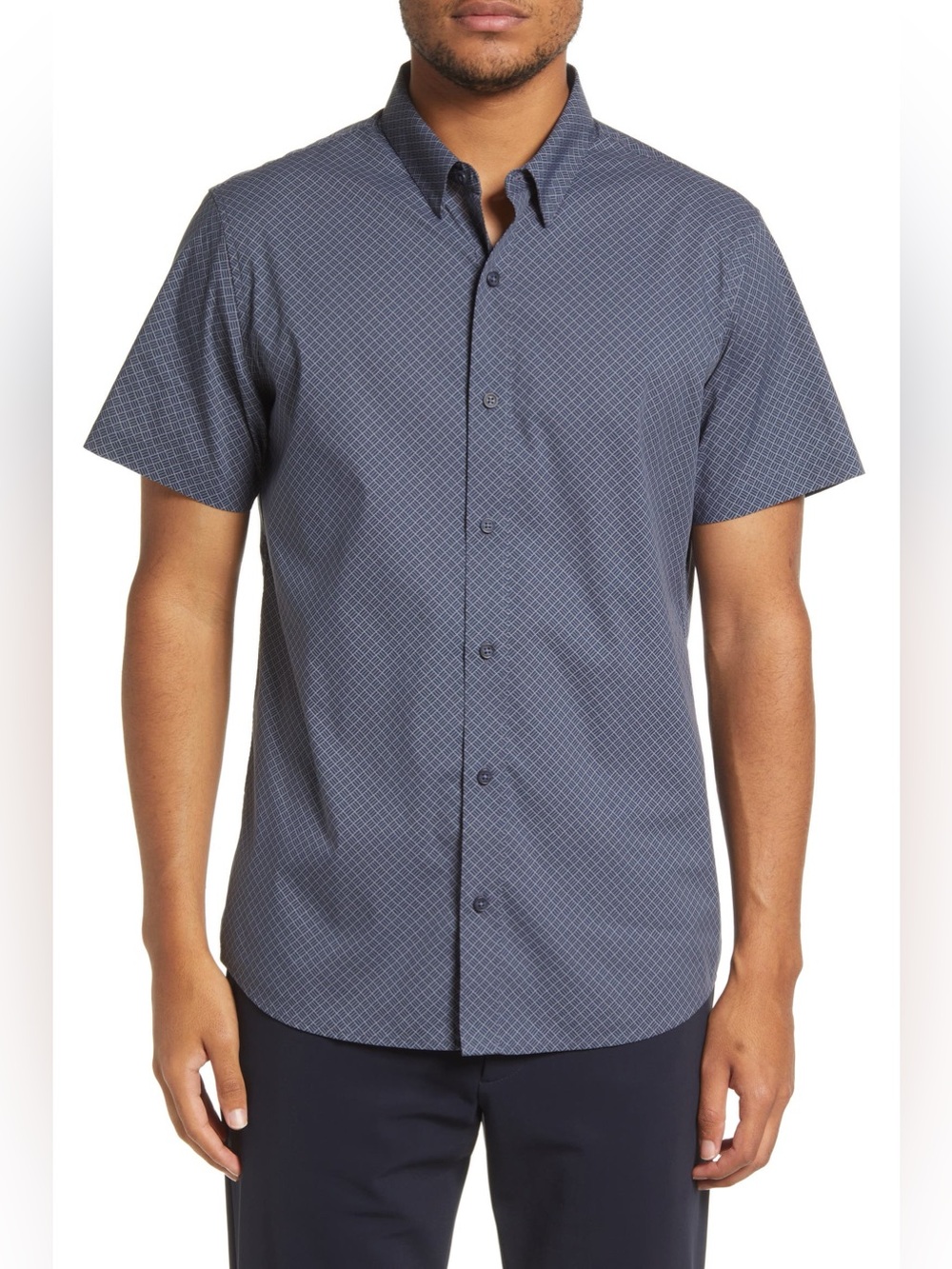 Travis Mathew Annual Champ Cotton Blend Button-Up Shirt size small NWT